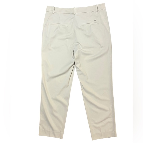 G/FORE women’s Luxe Stretch Twill Golf Pants beige tan Straight Leg - Picture 4 of 12